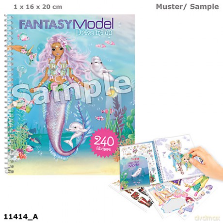Zestaw Dress me Up Fantasy Model 11414A [KSIĄŻKA]