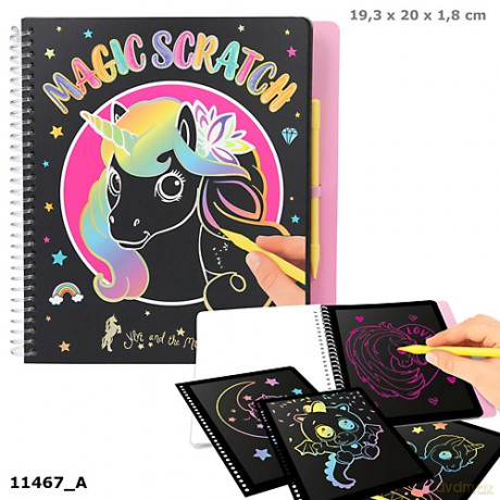 Zestaw kreatywny Magic Scratch Ylvi 11467A [KSIĄŻKA]