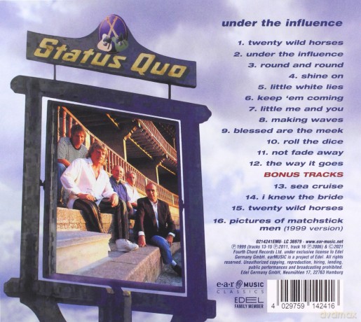 Status Quo: Under The Influence Deluxe Edition (digipack) [2CD]