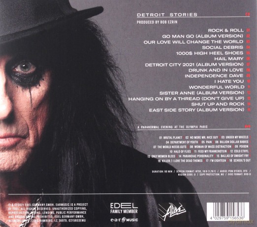 Alice Cooper: Detroit Stories (Limited) (digipack) [DVD]+[CD]