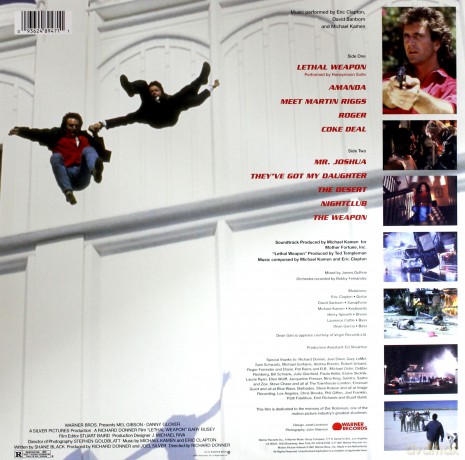 Clapton, Sanborn, Kamen. Lethal Weapon Ost (RSD) (Clear) [Winyl]