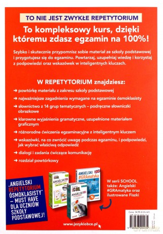 Angielski. Repetytorium ósmoklasisty. Egzamin na 100% - Marcin Frankiewicz [KSIĄŻKA]
