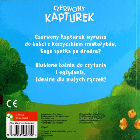 Bajkowe boardbooki. Czerwony Kapturek [KSIĄŻKA]