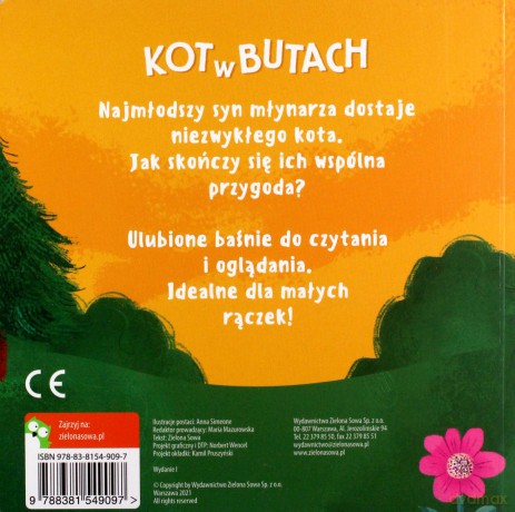 Bajkowe boardbooki. Kot w butach [KSIĄŻKA]