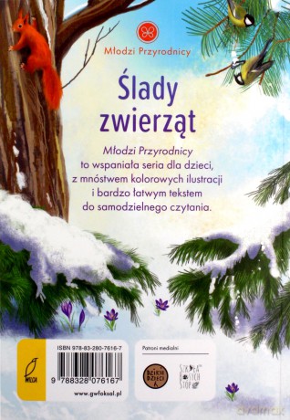Młodzi przyrodnicy. Ślady zwierząt - Patrycja Zarawska [KSIĄŻKA]