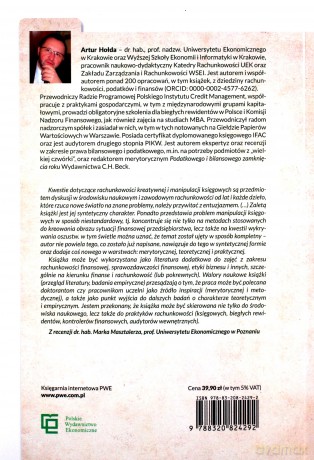 Oszustwa i manipulacje księgowe a rachunkowość kreatywna - Artur Hołda [KSIĄŻKA]