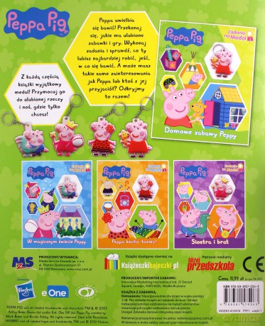 Świnka Peppa. Zadania na medal. Domowe zabawy [KSIĄŻKA]