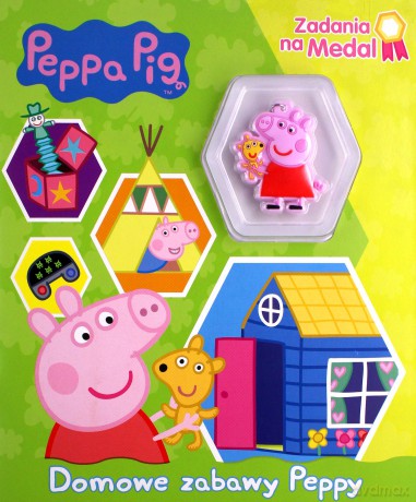 Świnka Peppa. Zadania na medal. Domowe zabawy [KSIĄŻKA]