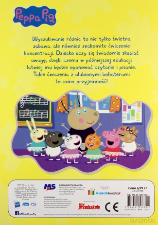 Świnka Peppa. Znajdź różnicę. Super oko do szczegółów [KSIĄŻKA]