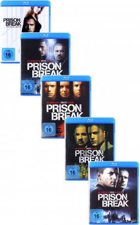 Prison Break Season 1-4 / Final Break (Skazany na śmierć Sezon 1-4 / Skazany na śmierć: Ostatnia ucieczka) Pakiet [24xBlu-Ray]