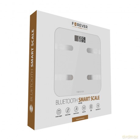Waga analityczna Bluetooth Forever AS-100 biała