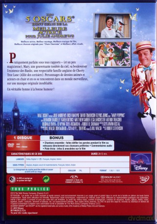 Mary Poppins (Disney) [DVD]