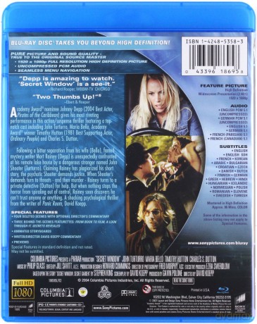 Sekretne okno [Blu-Ray]