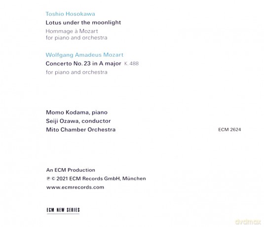 Momo Kodama: Mozart, Hosokawa [CD]