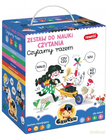 Czytamy razem Zestaw do nauki czytania 2+ 3+ 4+ 5+ [KSIĄŻKA]