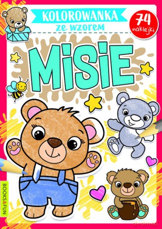 Misie. Kolorowanka ze wzorem [KSIĄŻKA]