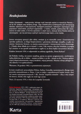 Reakcjonista. Autobiografia intelektualna - Stefan Kisielewski [KSIĄŻKA]