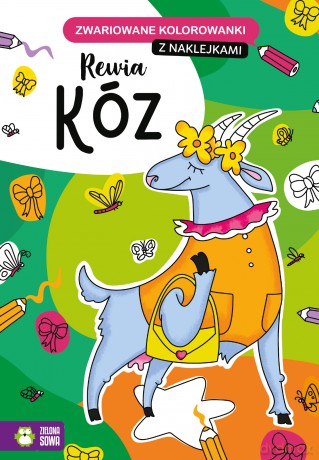 Rewia kóz. Zwariowane kolorowanki [KSIĄŻKA]