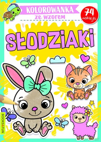 Słodziaki. Kolorowanka ze wzorem [KSIĄŻKA]