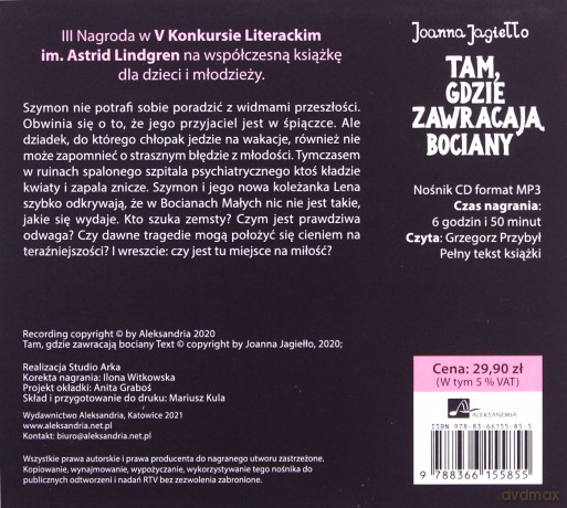 Tam gdzie zawracają bociany - Joanna Jagiełło [AUDIOBOOK]