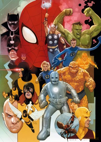 CLEMENTONI 1000 el. HQ Marvel 39612 [PUZZLE]