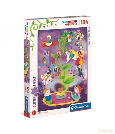 CLEMENTONI 104 el. z ozdobami Czas na opowieści wróżki 20180 [PUZZLE]