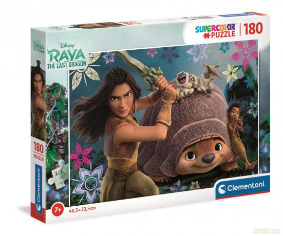 CLEMENTONI 180 el. super color Raya i ostatni smok 29772 [PUZZLE]
