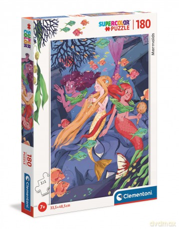 CLEMENTONI 180 el. super color Syreny 29307 [PUZZLE]