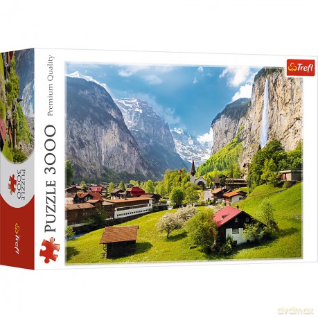 TREFL 3000 el. Lauterbrunnen Szwajcaria 33076 [PUZZLE]