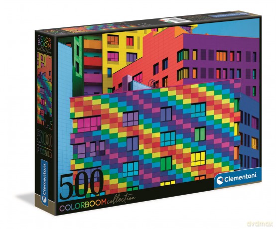 CLEMENTONI 500 el. color boom Kwadraty 35094 [PUZZLE]