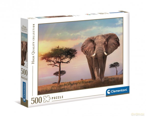 CLEMENTONI 500 el. HQ Afrykański zachód słońca 35096 [PUZZLE]