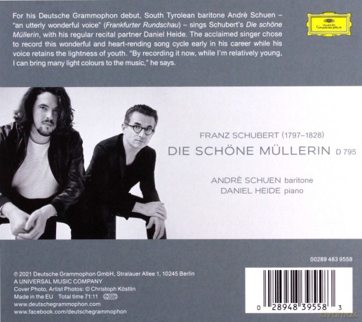 Andre Schuen: Die Schonne Mullerin [CD]