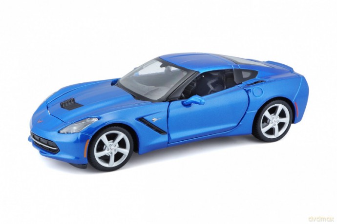 Corvette Stingray coupe 2014 1/24 Niebieska
