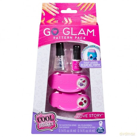 GO GLAM Zestaw do paznokci Love Story