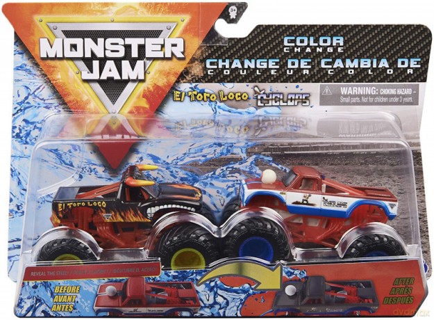Pojazdy MONSTER JAM El Toro Loco vs Cyclops