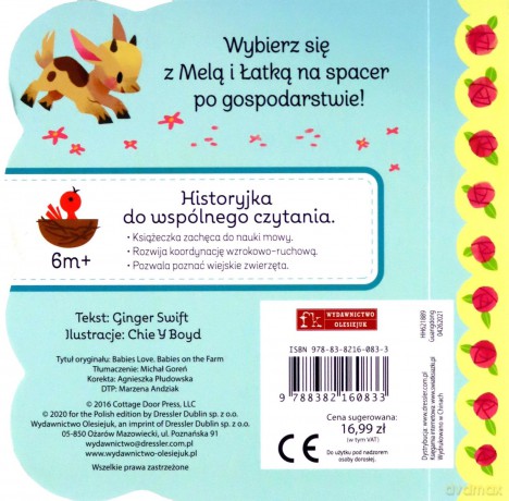 Maluchy w gospodarstwie. Książeczka z okienkami - Ginger Swift [KSIĄŻKA]