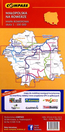 Małopolska na rowerze 1:100 000