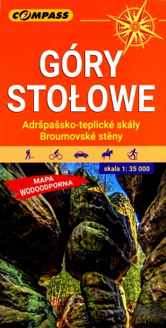 Mapa turystyczna wodoodporna Góry Stołowe 1:35 000