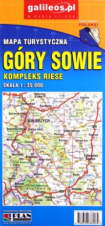 Mapa turystyczna - Góry Sowie 1:35 000