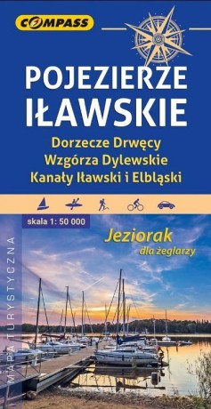 Mapa turystyczna - Pojezierze Iławskie 1:50 000