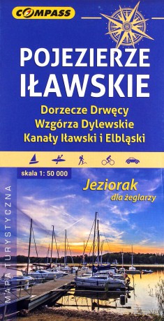 Mapa turystyczna - Pojezierze Iławskie 1:50 000