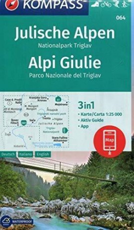 Mapa turystyczna Alpy 3w1 1:25 000