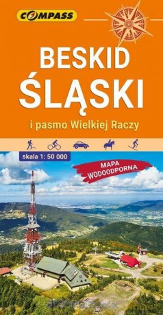 Mapa wodoodporna B. Śląski i pasmo Wiekiej Raczy