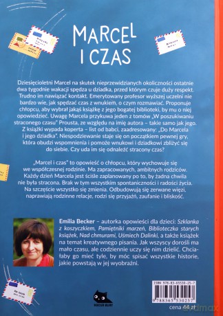 Marcel i czas - Emilia Becker, Małgorzata Kwapińska [KSIĄŻKA]