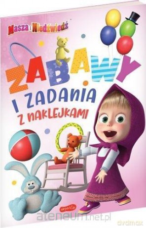 Masza i Niedźwiedź. Zabawy i zadania z naklejkami [KSIĄŻKA]