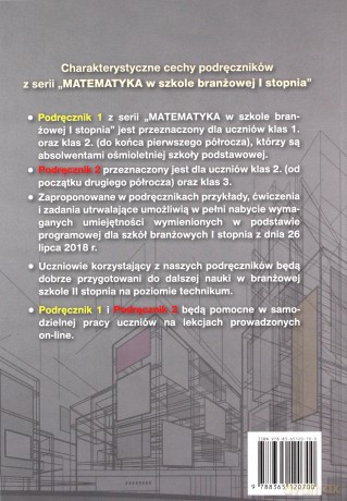 Matematyka w branżowej szkole I stopnia. Podręcznik 2 - Alicja Cewe. Alina Magryś-Walczk, Maria Kruk, Halina Nahorska [KSIĄŻKA]