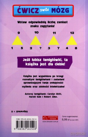 Mensa Kids Ćwicz swój mózg Łamigłówki dla dzieci 2 [KSIĄŻKA]