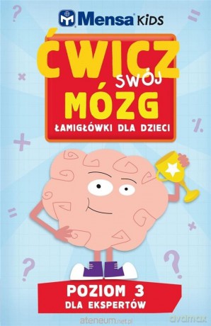 Mensa Kids Ćwicz swój mózg Łamigłówki dla dzieci 3 [KSIĄŻKA]