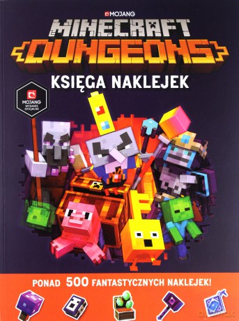 Minecraft Dungeons. Księga naklejek - Craig Jelley [KSIĄŻKA]