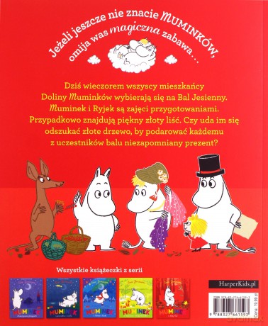 Muminek i złoty liść - Richard Dungworth, Tove Jansson [KSIĄŻKA]